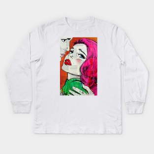 Lovelorn pop Kids Long Sleeve T-Shirt